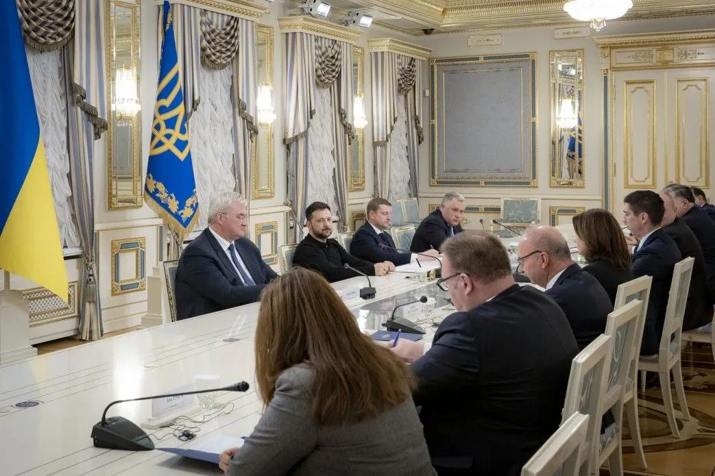 Zelensky met with the foreign ministers of Southeast European countries.