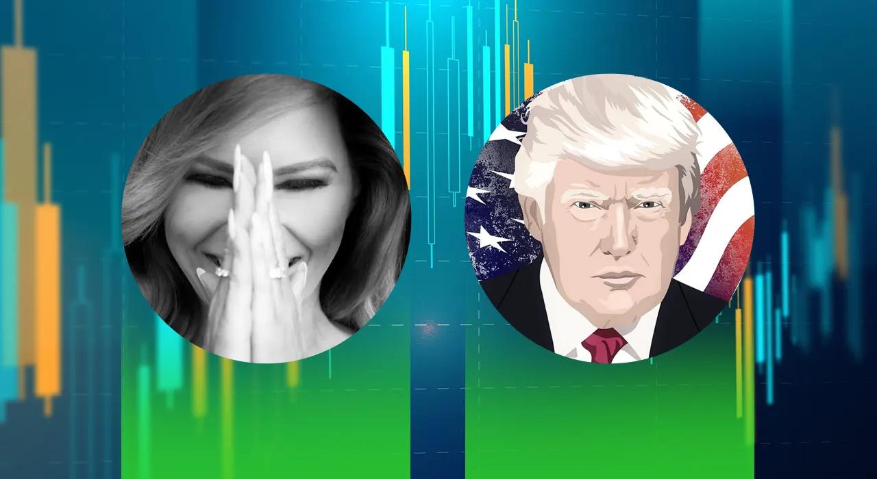 Melania and Donald Trump's meme coins have rapidly soared in popularity.